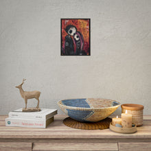 Load image into Gallery viewer, Gothic Sweethearts Art Print – "Build Your Life Like Art, Not For Them But For You" Typographic Wall Decor