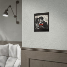 Load image into Gallery viewer, Rolled Poster — Gothic Zombie Couple Art Print “Even in death, I will still choose you”