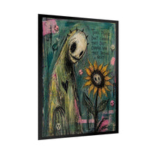 Load image into Gallery viewer, Rolled Poster — 'Toxic People Don't Change' Sunflower Horror Art Print