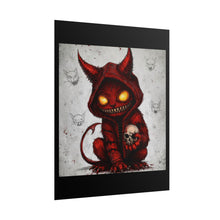 Load image into Gallery viewer, Devil Cat Poster – Dark Horror Art Rolled Print