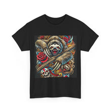 Load image into Gallery viewer, Killer Sloth Skulls Roses Wild T-Shirt - Size S - 5XL