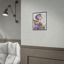 Load image into Gallery viewer, "Carrying Your Heart" Pride Art | Fine Line Sketch Anatomical Heart Poster