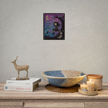 Load image into Gallery viewer, It’s Okay to Be a Work in Progress Rolled Poster — Gothic Whimsical Moonlit Fantasy Wall Art