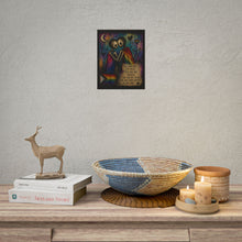 Load image into Gallery viewer, "Loved Exactly As You Are" Art | Draped Gothic Shadow Figures Poster