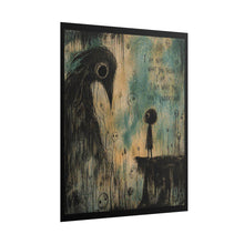 Load image into Gallery viewer, Surreal Raven & Child Rolled Poster - "I Am Not What You Think" Art Print
