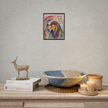 Load image into Gallery viewer, "Be Proud" Pride Wall Art | Rainbow Lion and Lioness Sketch Poster
