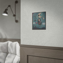 Load image into Gallery viewer, “Dream Collector” Creepy Cute Goth Girl Wall Art