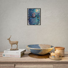 Load image into Gallery viewer, "You Grow Through What You Go Through" Owl Wall Art | Inspirational Animal Print