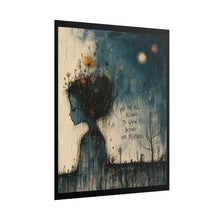 Load image into Gallery viewer, Inspirational Art Poster – "We Are All Allowed to Grow Beyond Our Mistakes" Rolled Wall Art