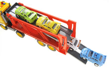 Load image into Gallery viewer, 1:16 2-In-1 Friction Powered Transporter Truck With Lights And Sounds