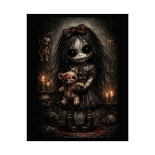 Load image into Gallery viewer, Rolled Poster — Dark Gothic Creepy Doll Art Print (Horror Wall Decor)
