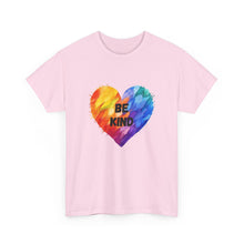 Load image into Gallery viewer, Be Kind Rainbow Heart T-Shirt - ALL Sizes - S - 5XL