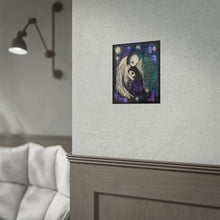 Load image into Gallery viewer, Angel Comfort Rolled Poster — 'Give Them Not Advice, Not Prizes...' Goth Wall Art