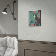 Load image into Gallery viewer, Stag Skull & Bird Rolled Poster — "We Don't Have to Be the Same to Hold the Same Heart"