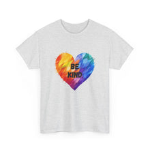 Load image into Gallery viewer, Be Kind Rainbow Heart T-Shirt - ALL Sizes - S - 5XL