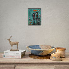 Load image into Gallery viewer, "Live It As Your True Self" Pride Art | Whimsical Rainbow Heart Poster
