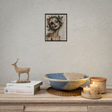 Load image into Gallery viewer, Rolled Poster — Surreal Woman with Butterflies & Quote “Love Is the Most Beautiful Pain”