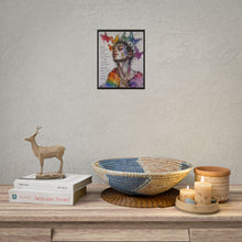 Load image into Gallery viewer, "Whose Glasses" Pride Art | Sketch Style Fluttering Butterflies Portrait Poster