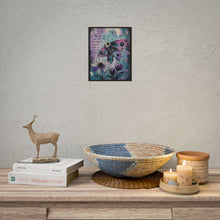 Load image into Gallery viewer, Butterfly & Moon Art Poster — "I Fell in Love with Your Darkness" Rolled Wall Art