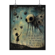 Load image into Gallery viewer, Rolled Poster — Moody Art Print with Quote: “You Are Allowed to Forgive Yourself”