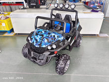 Load image into Gallery viewer, TAMCO-S2588-1 Camoflage BLUE 24 V big bettery, 4MD, two seats big kids electric ride on UTV, 2.4G R/C