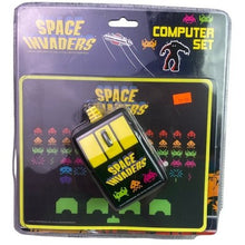 Load image into Gallery viewer, Space Invaders Computer Set USB Optical Mouse and Mouse Pad Mac PC Compatible