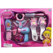 Load image into Gallery viewer, Pretend Play Beauty Playset Dress-up Hair Make-up Sensory Toy