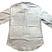 Load image into Gallery viewer, TailorByrd Shirt Mens Large Contrast Cuff Preppy Academia Career Light Blue