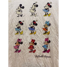 Load image into Gallery viewer, Minnie Mouse Shirt Womens Extra Large Disney Script Spellout Evolution AOP