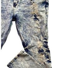 Load image into Gallery viewer, Evolution In Design Mens Jeans 42x 32 Y2K Distressed Thrashed Grunge Streetwear