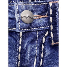 Load image into Gallery viewer, Miss Me Shorts Womens 22 Blue Demin Easy Embellished Pockets Distressed Bermuda