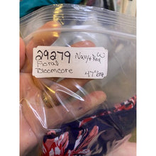 Load image into Gallery viewer, Pacific Vibes Dress Womens Extra Large Bloomcore Navy Red Maxi Smocked Sundress