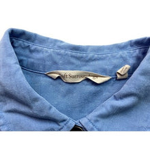 Load image into Gallery viewer, Soft Surroundings Dress Womens XS Blue Tencel Lyocell Button Front Flare Hem