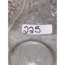 Load image into Gallery viewer, Vintage Etched Glass Pitcher Carafe Floral Design Elegant Tableware 12"