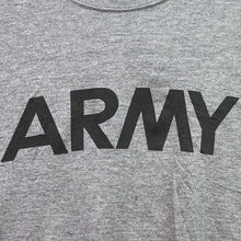 Load image into Gallery viewer, Army Shirt Mens Large Gray Spell Out Military Grunge Outdoors Athleisure