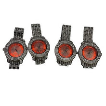 Load image into Gallery viewer, Techno King Watch Mens Iced Hip Hop Crystals Stainless Steel Water Resistant