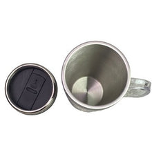 Load image into Gallery viewer, Llamas Travel Mug Insulated Stainless Steel Lid Handle AOP Coffee Cup NIB
