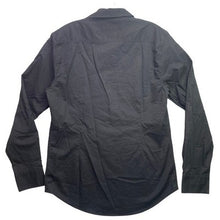 Load image into Gallery viewer, GUESS Shirt Mens Small Black Slim Dress Formal Preppy Career Logo Embroidered