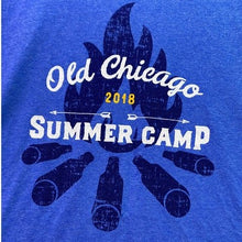 Load image into Gallery viewer, Old Chicago Shirt Mens 3XL Summer Camp Spell Out Ringer Campfire Outdoors