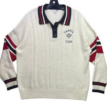 Load image into Gallery viewer, Fashion Nova Sweater Mens Small Polo Preppy Embroidered Academia Oversized