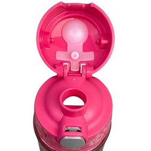 Load image into Gallery viewer, Thermos Water Bottle 16 oz. Kid's Funtainer Plastic Hydration Spout Lid Set of 2