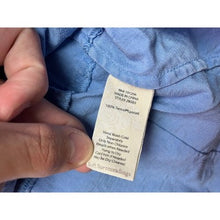 Load image into Gallery viewer, Soft Surroundings Dress Womens XS Blue Tencel Lyocell Button Front Flare Hem