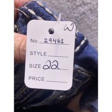 Load image into Gallery viewer, Miss Me Shorts Womens 22 Blue Demin Easy Embellished Pockets Distressed Bermuda