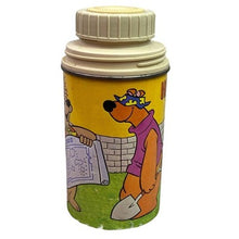 Load image into Gallery viewer, Vintage 1971 Hanna Barbera Hair Bear Bunch Lunchbox & Thermos Cartoon