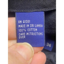 Load image into Gallery viewer, Polo Ralph Lauren Shorts Adult 34 Black Tartan Flat Front Chino Casual Golf Mens