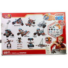 Load image into Gallery viewer, Junior Block 552 Piece STEM Building Toy Set Drill 10 Models Erector Set