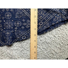 Load image into Gallery viewer, Lucky Brand Shirt Womens 1XL Bandana AOP Boho Flowy Festival Everyday Streetwear