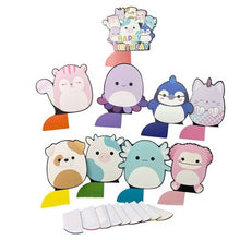 Load image into Gallery viewer, Squishmallow Happy Birthday Cake Topper Set Honeycomb Party Decorations
