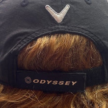 Load image into Gallery viewer, Callaway Baseball Hat Black White Adjustable Odyssey Golf Logo