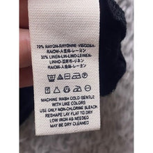 Load image into Gallery viewer, Free People Shirt Womens Small Cold Shoulder V-Neck Flowy Black Oversized